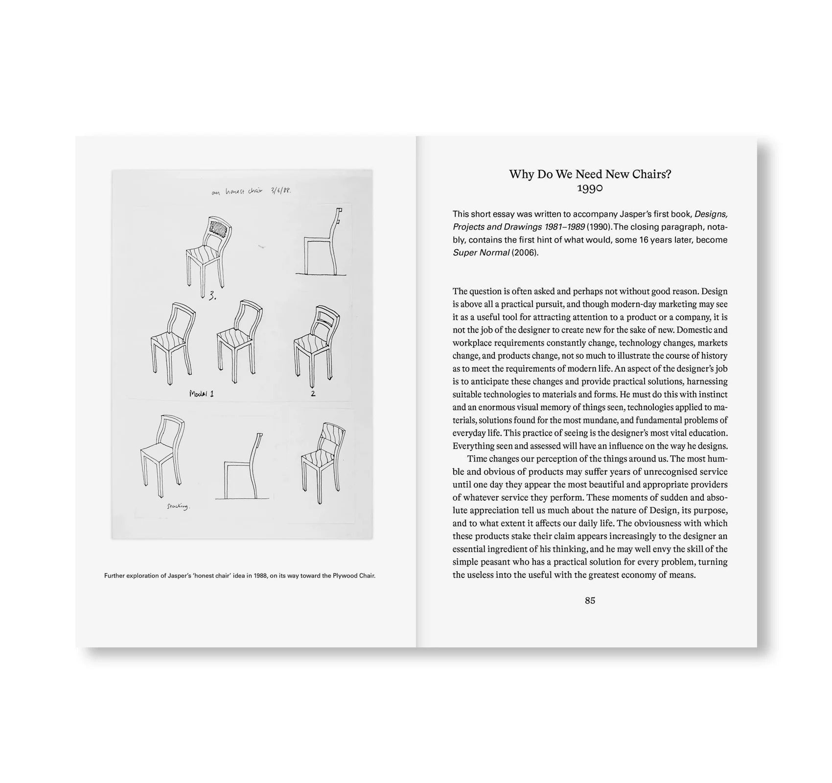 THE UNIMPORTANCE OF FORM AND OTHER ARGUMENTS… by Jasper Morrison