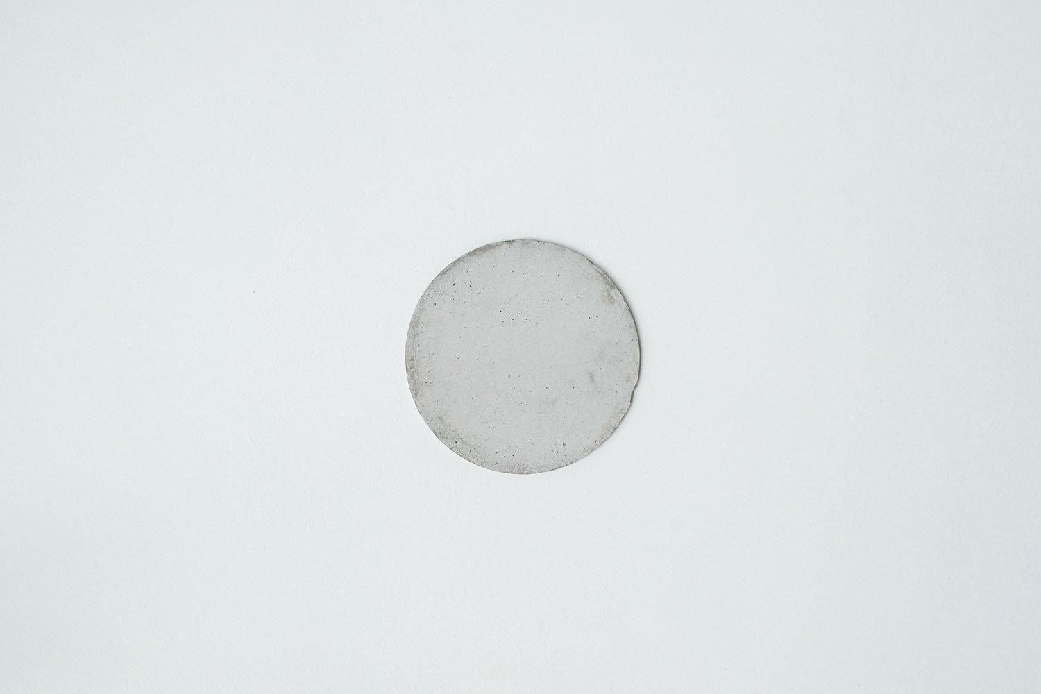 mortar FLOORWALL circle φ100［NATURAL］ / Pull Push Products.