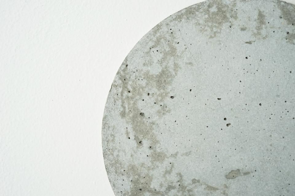 mortar FLOORWALL circle φ100［NATURAL］ / Pull Push Products.
