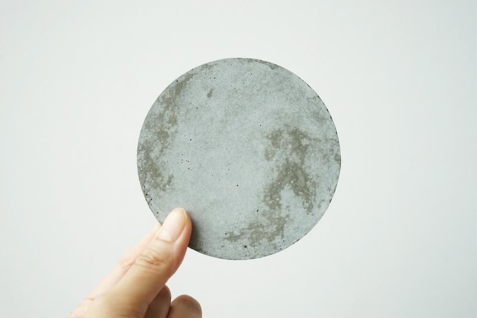 mortar FLOORWALL circle φ100［NATURAL］ / Pull Push Products.