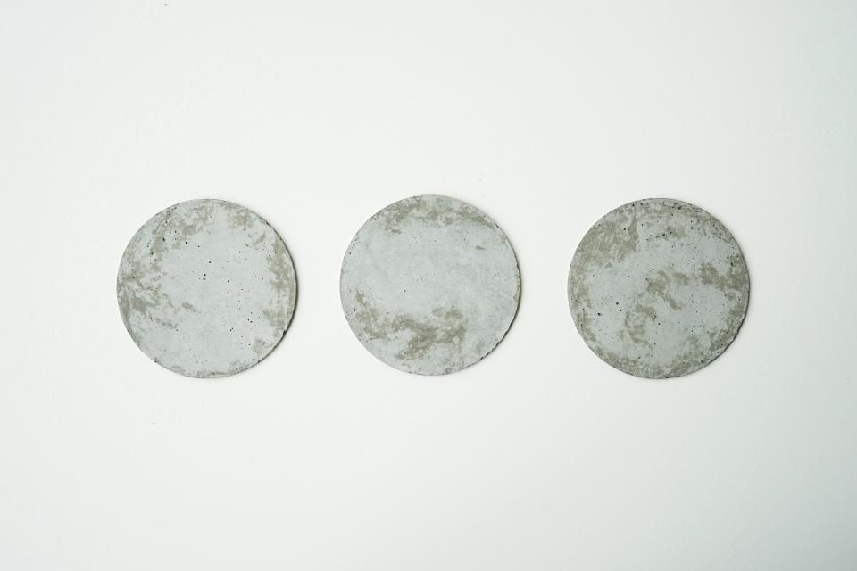 mortar FLOORWALL circle φ100［NATURAL］ / Pull Push Products.