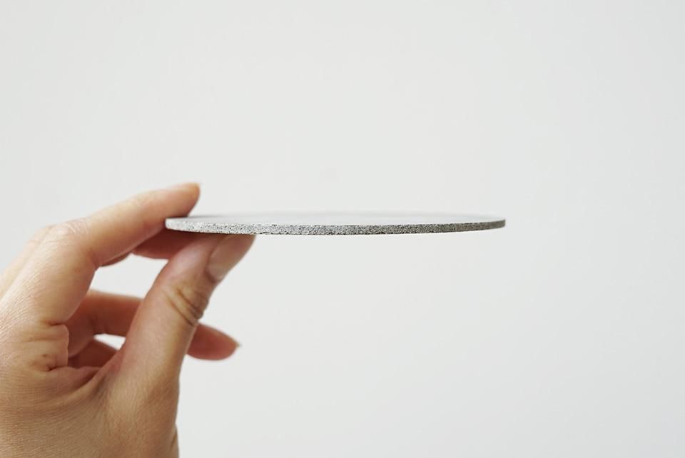 mortar FLOORWALL circle φ100［NATURAL］ / Pull Push Products.