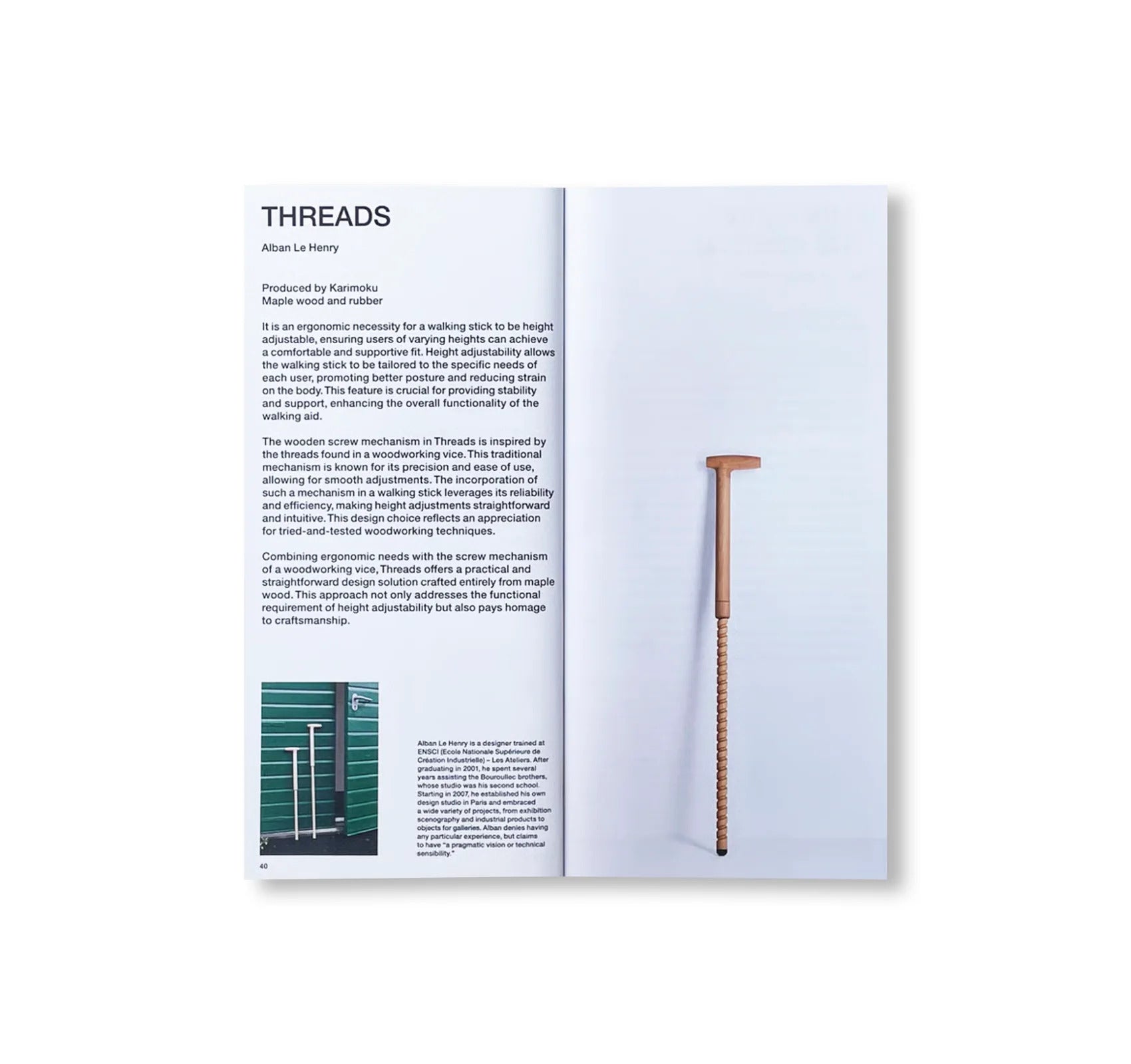 WALKING STICKS by Keiji Takeuchi, Marco Sammicheli