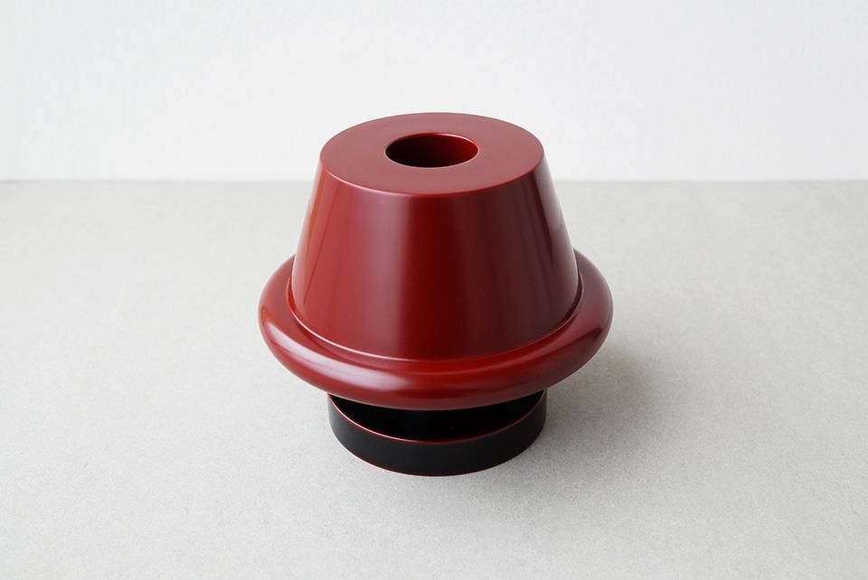 SENAPE（古代朱 / 黒溜）by Ettore Sottsass / Marutomi