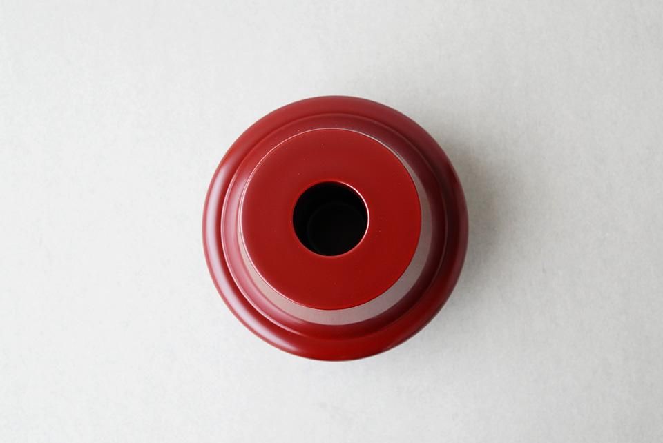 SENAPE（古代朱 / 黒溜）by Ettore Sottsass / Marutomi
