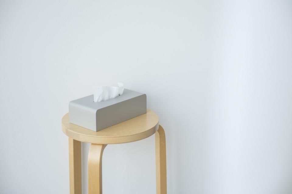TISSUE BOX COVER［gray］ティッシュボックスカバー