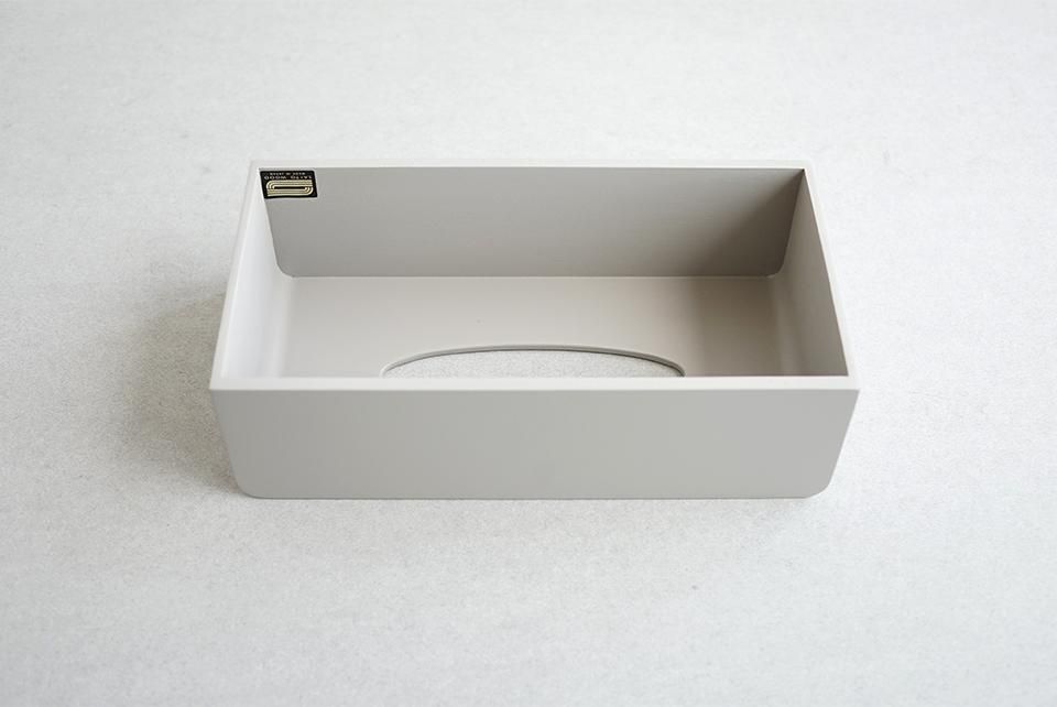 TISSUE BOX COVER［gray］ティッシュボックスカバー