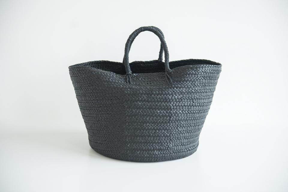 KG03 / LEATHER BASKET_L［BLACK］ / Aeta