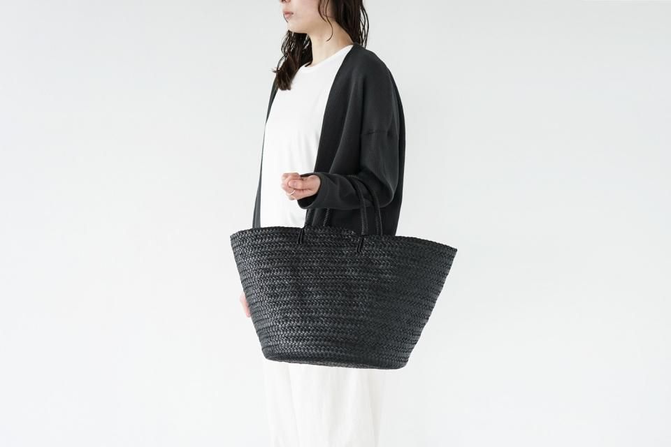 KG03 / LEATHER BASKET_L［BLACK］ / Aeta