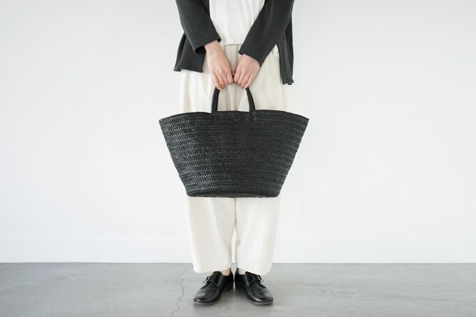 KG03 / LEATHER BASKET_L［BLACK］ / Aeta