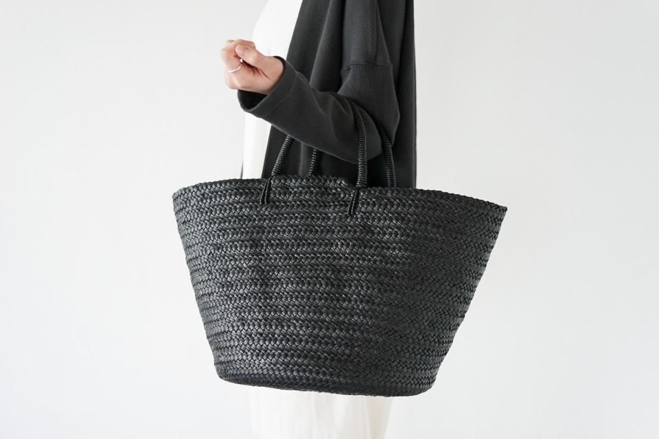 KG03 / LEATHER BASKET_L［BLACK］ / Aeta