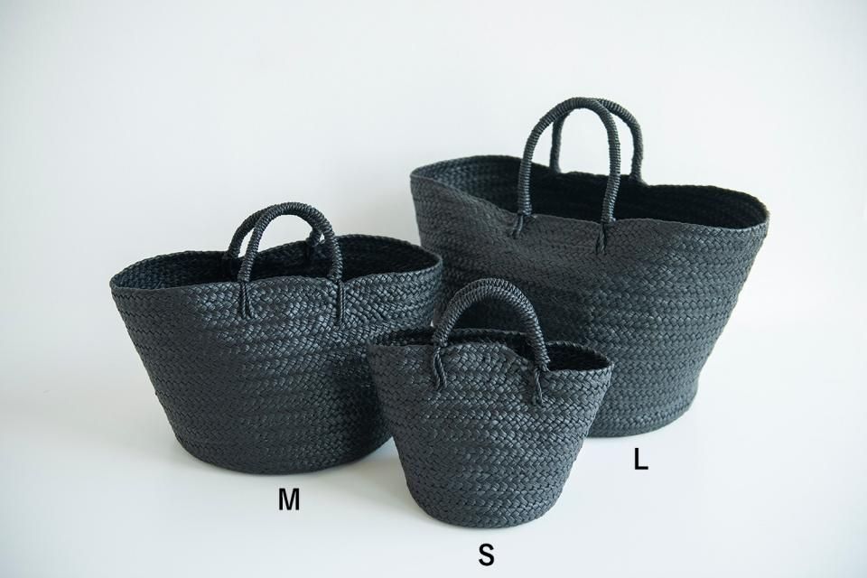KG03 / LEATHER BASKET_L［BLACK］ / Aeta