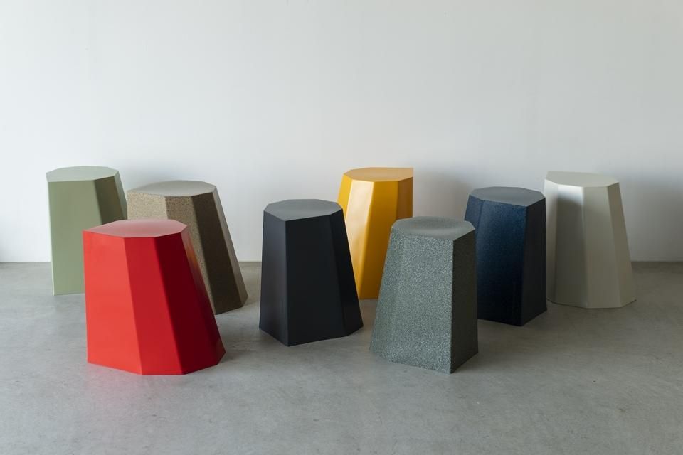 Arnold Circus Stool（grey marble）