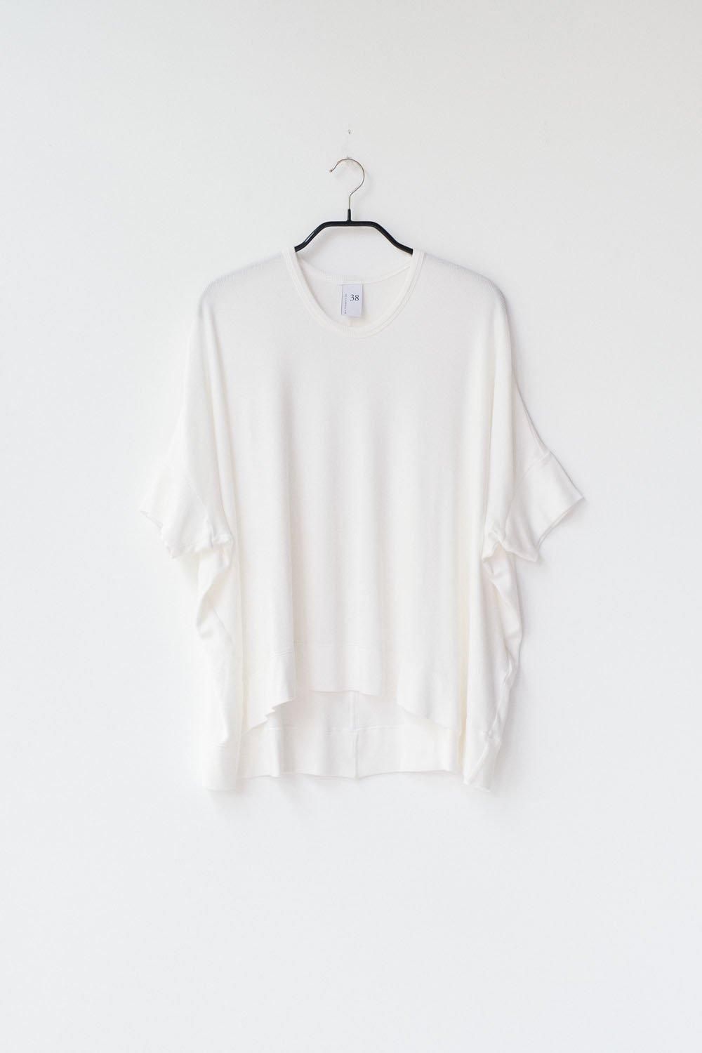モダール・べアテレコ 4分袖プルオーバー / white［size 38］