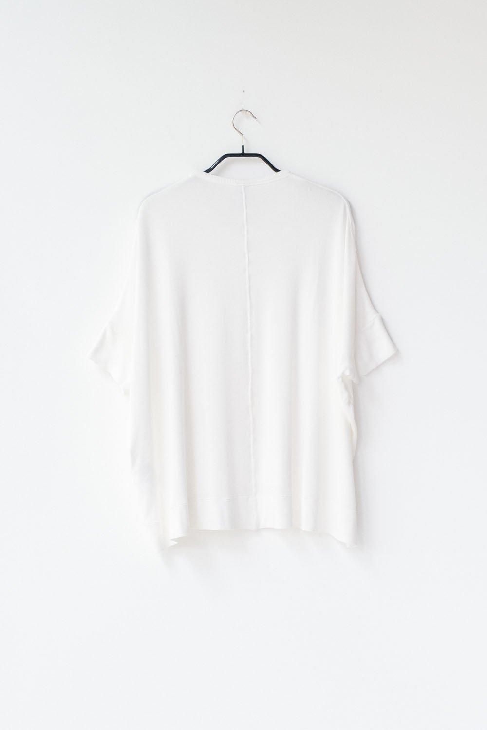 モダール・べアテレコ 4分袖プルオーバー / white［size 38］
