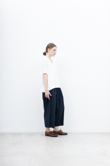 モダール・べアテレコ 4分袖プルオーバー / white［size 38］