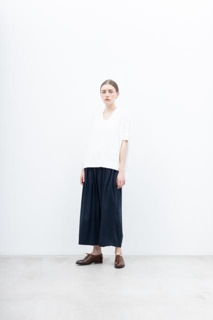 モダール・べアテレコ 4分袖プルオーバー / white［size 38］