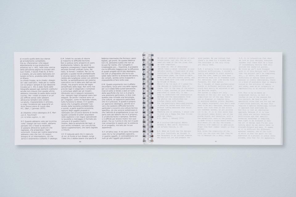 書籍：AUTOPROGETTAZIONE? by Enzo Mari
