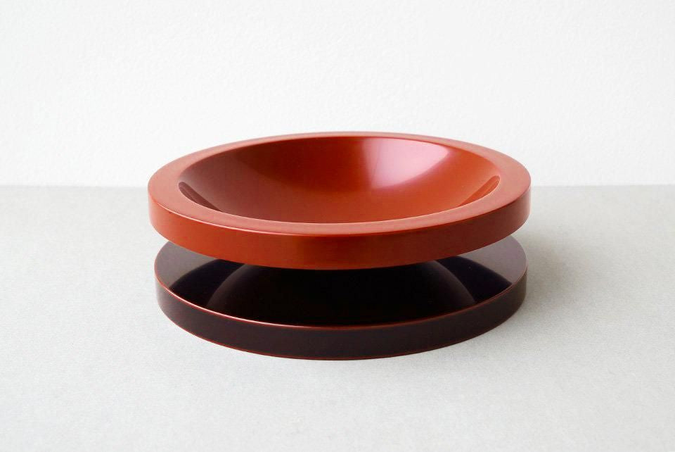 BASILICO BIG（洗朱 / 溜）by Ettore Sottsass / Marutomi | Marutomi