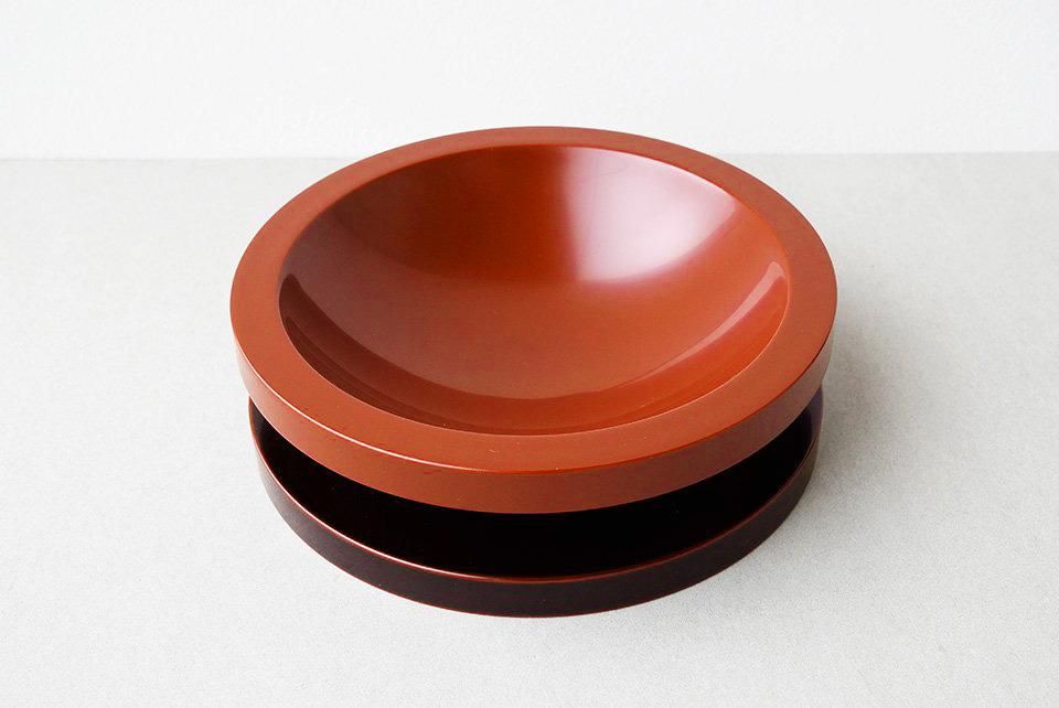 BASILICO BIG（洗朱 / 溜）by Ettore Sottsass / Marutomi | Marutomi