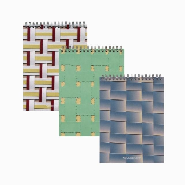 WEAVED notebook M blank（3patterns)