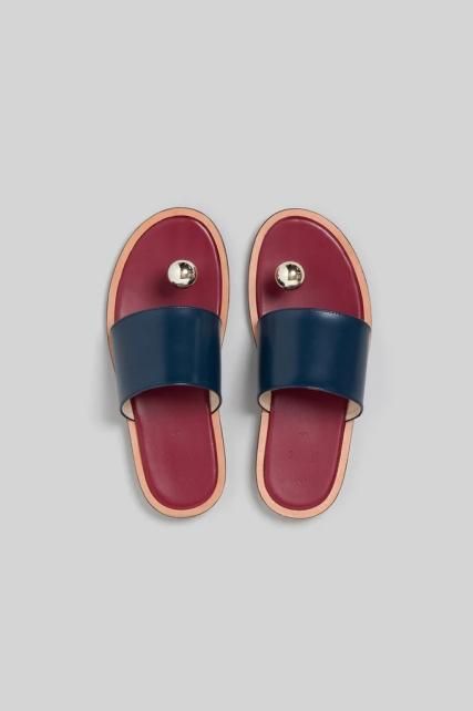metal ball［navy burgundy］