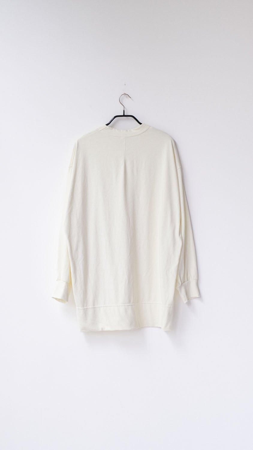 製品染 20 / -スパンポリエステル天竺　スケーターロンT / baby yellow［size XS］