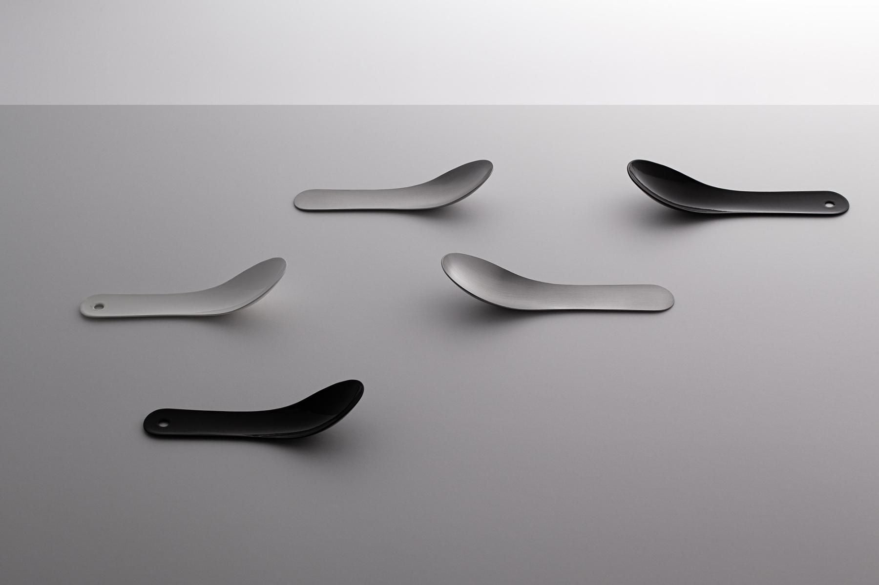 CHINESE SPOON SMALL(ENAMELLED) 琺瑯レンゲ・小 [WHITE]