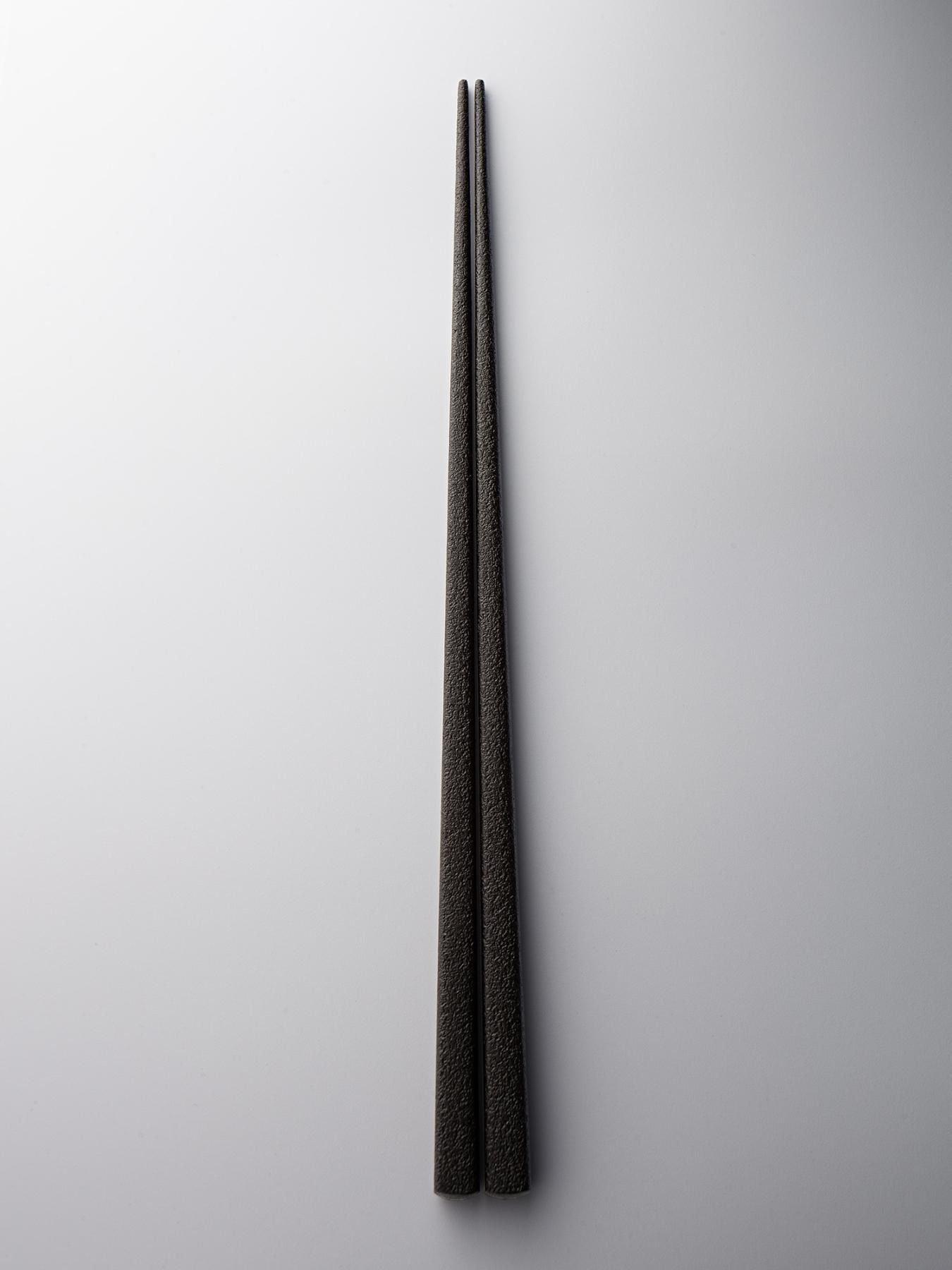 CHOPSTICKS SQUARE（LACQUERED） 箸・四角（漆塗） [MAKIJI BLACK]