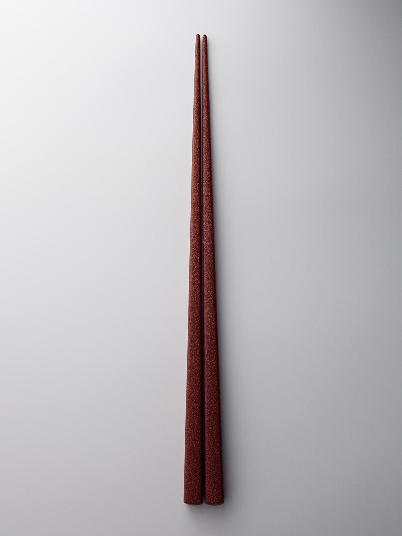 CHOPSTICKS SQUARE（LACQUERED） 箸・四角（漆塗） [MAKIJI RED]