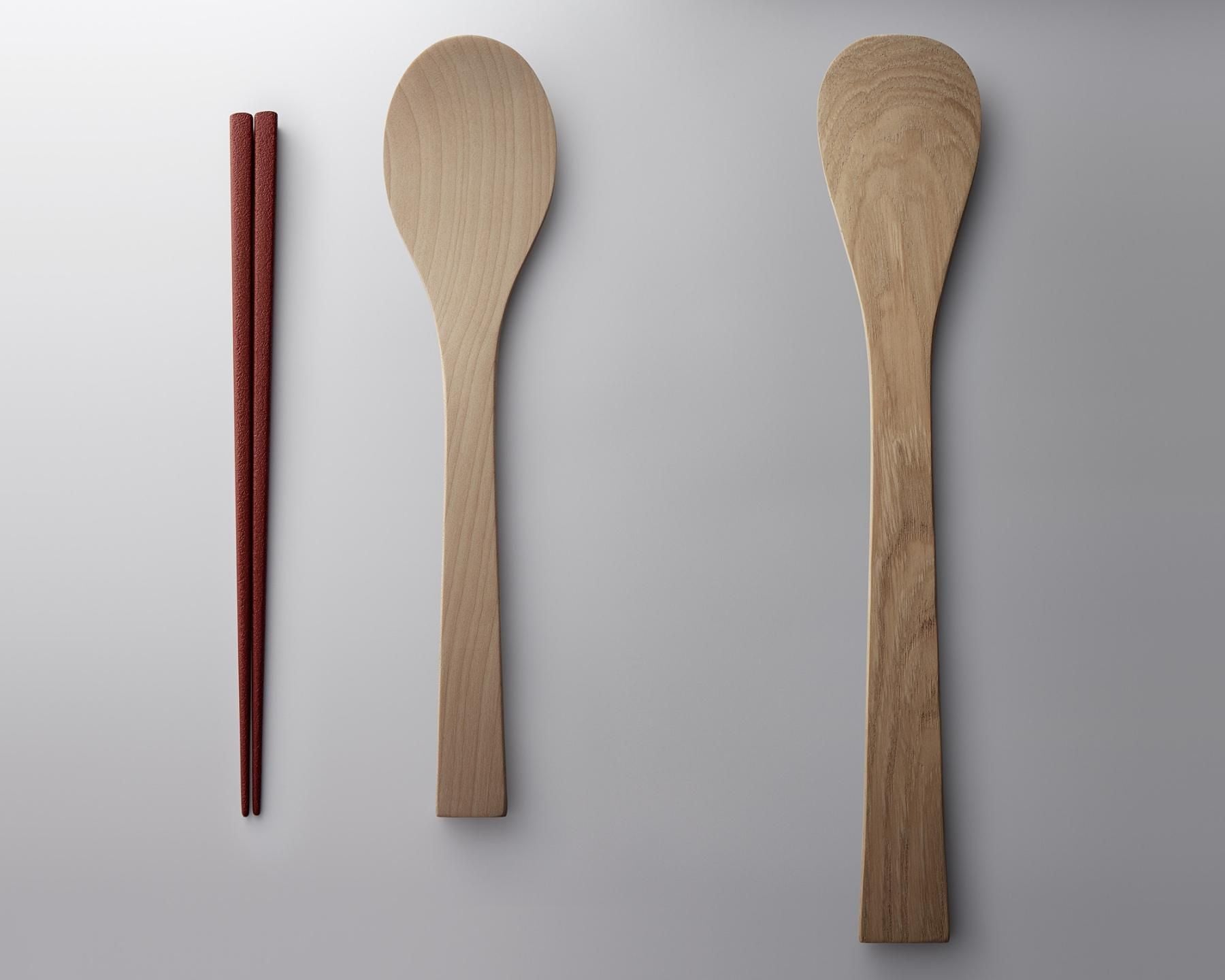 CHOPSTICKS SQUARE（LACQUERED） 箸・四角（漆塗） [MAKIJI RED]