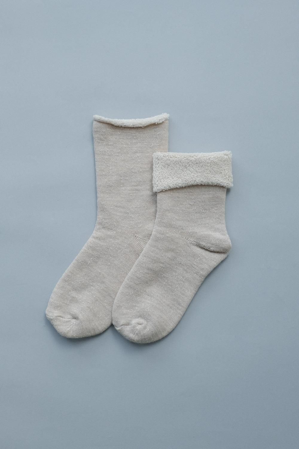 素材と色  Wool［Cream］残糸ver.