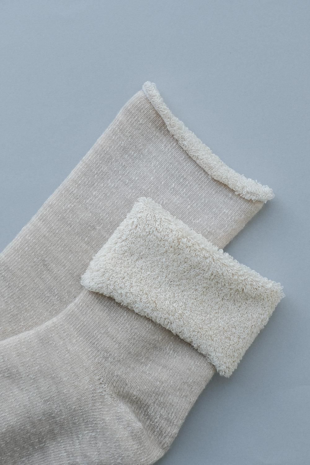 素材と色  Wool［Cream］残糸ver.