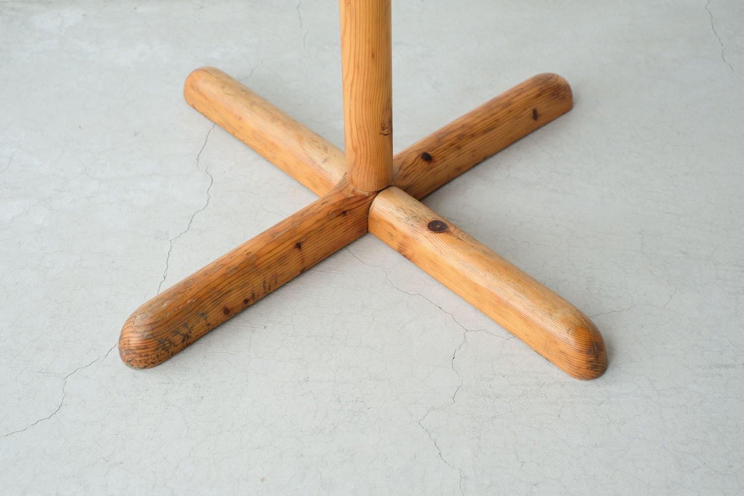 1960s Pine wooden coat rack from Sweden