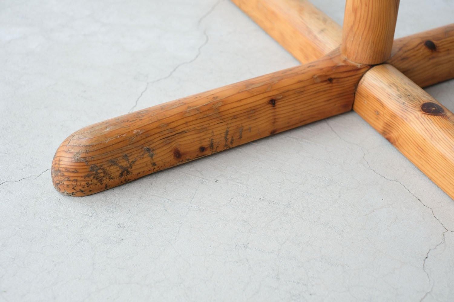 1960s Pine wooden coat rack from Sweden