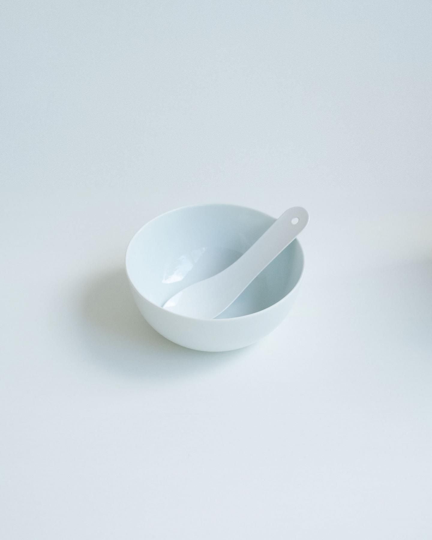 CHINESE SPOON (Enamelled) , CHOPSTICKS Gift Set / 琺瑯レンゲ (白) 、箸 ギフトセットG
