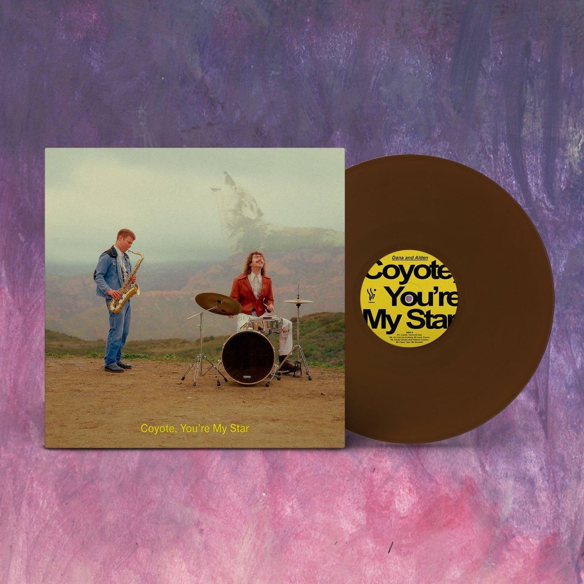 LPレコード：DANA AND ALDEN “COYOTE, YOU'RE MY STAR” （Color Vinyl）<br>兄弟デュオによるジャジーでメロウなインディーサウンド