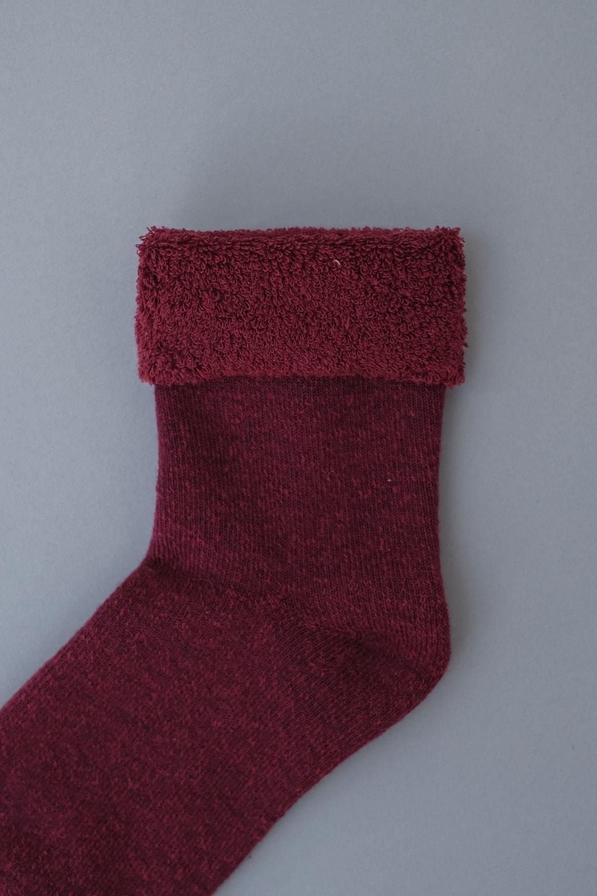 素材と色  Wool［Wine red］残糸ver.