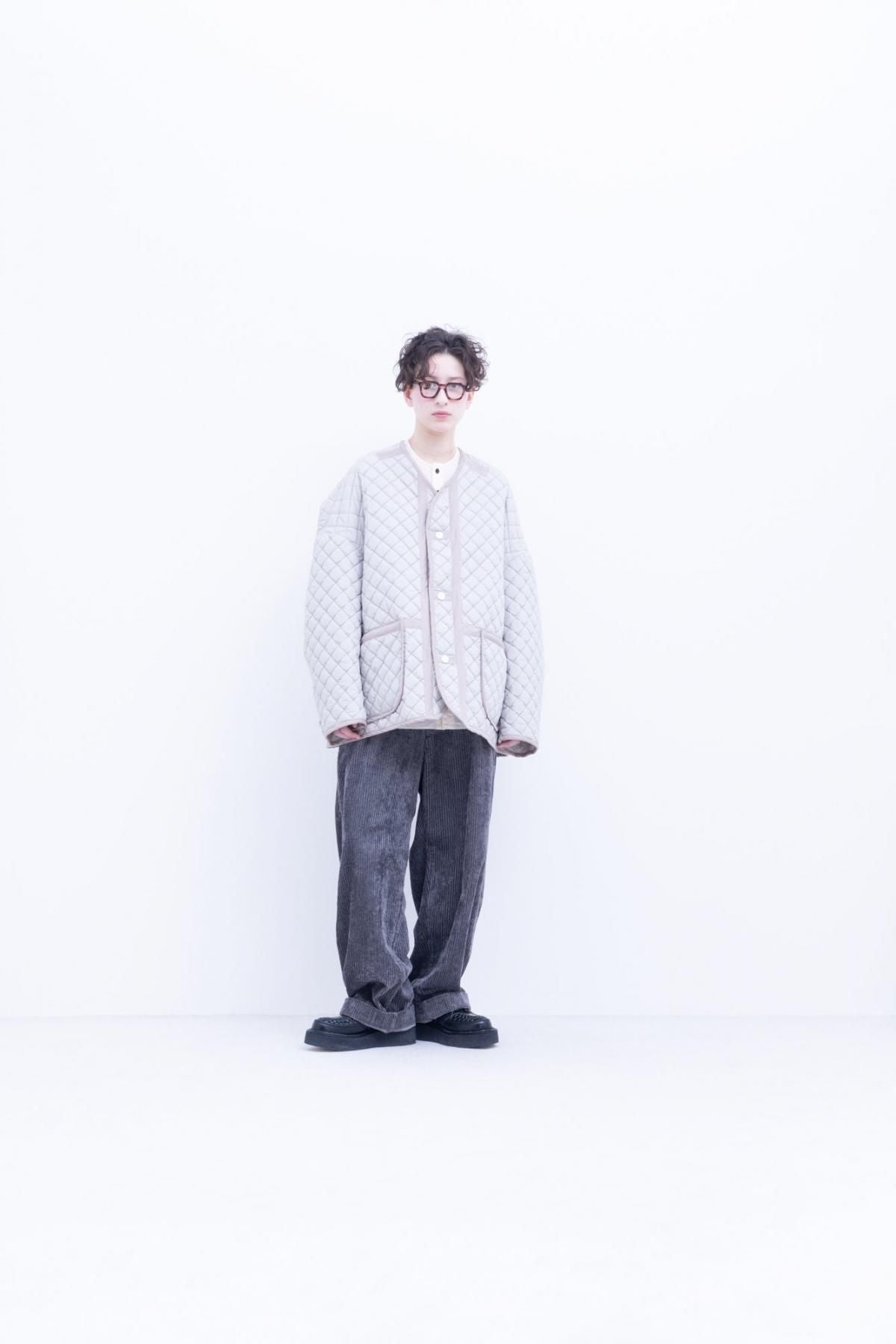 再生ナイロンタフタ・シュリンクキルト　ライナーブルゾン / Sand［size XS］