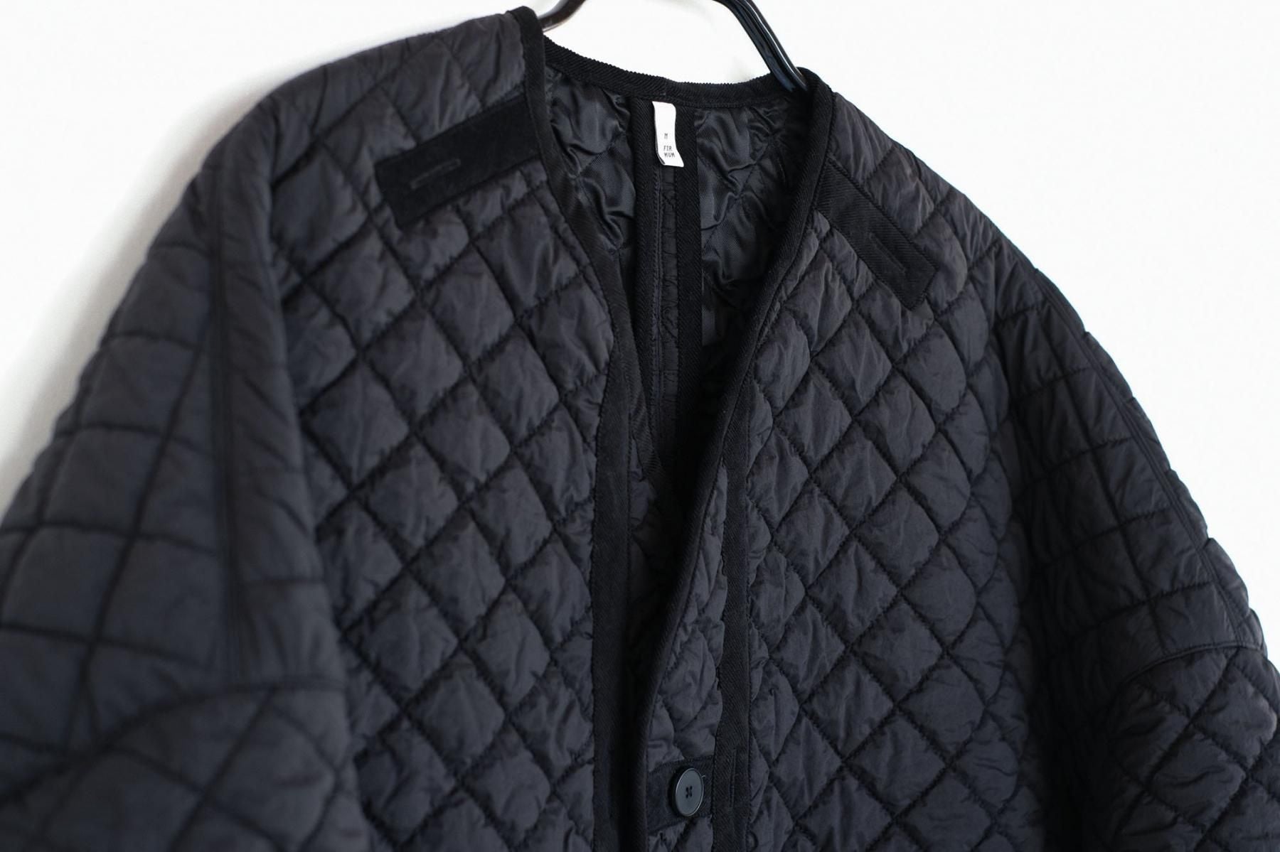 再生ナイロンタフタ・シュリンクキルト　ライナーブルゾン / Black［size M］