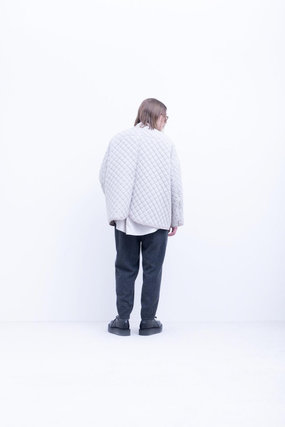 再生ナイロンタフタ・シュリンクキルト　ライナーブルゾン / Black［size M］