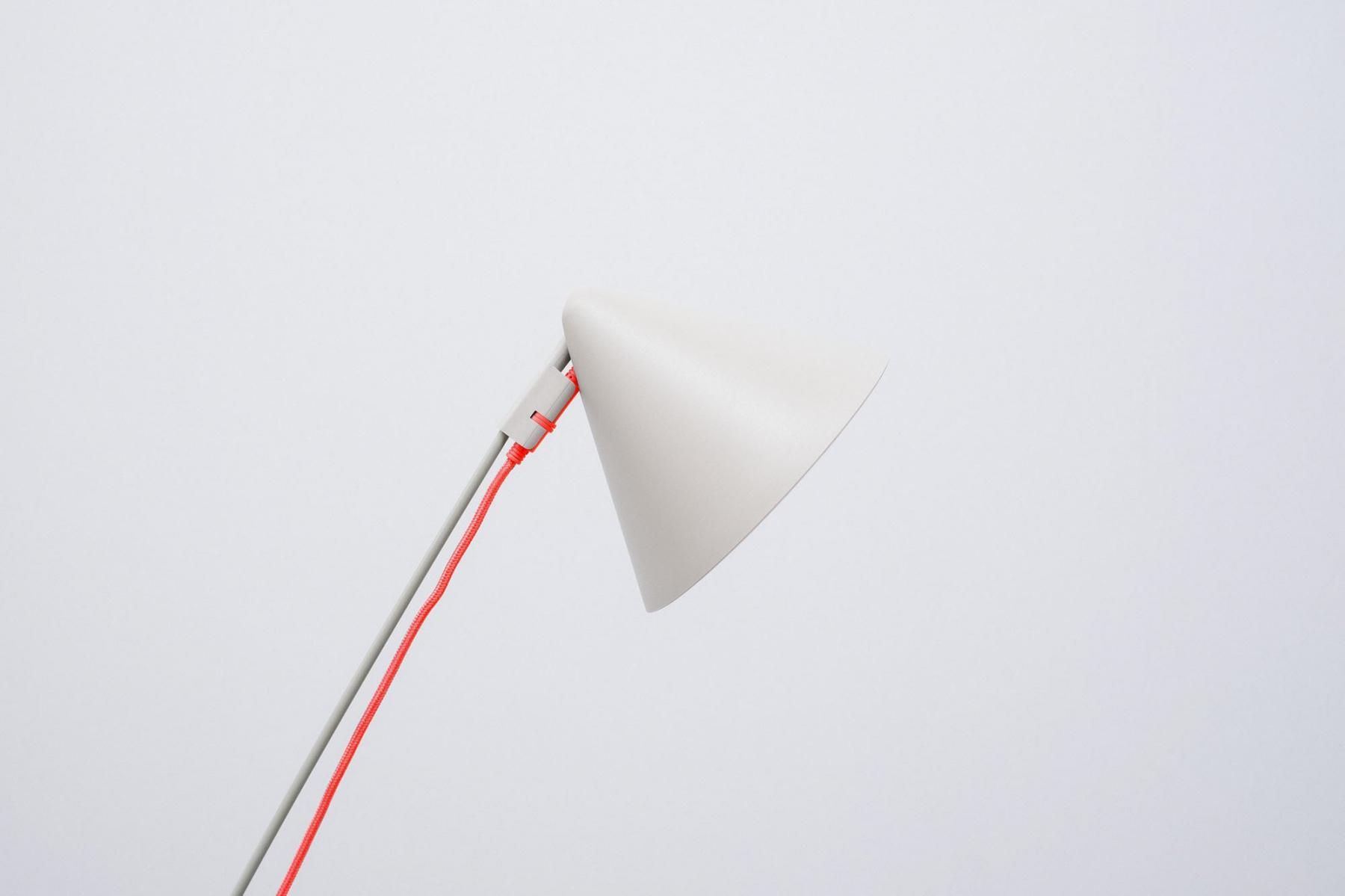AYNO S desk lamp [grey×orange] / Midgard designed by Stefan Diez