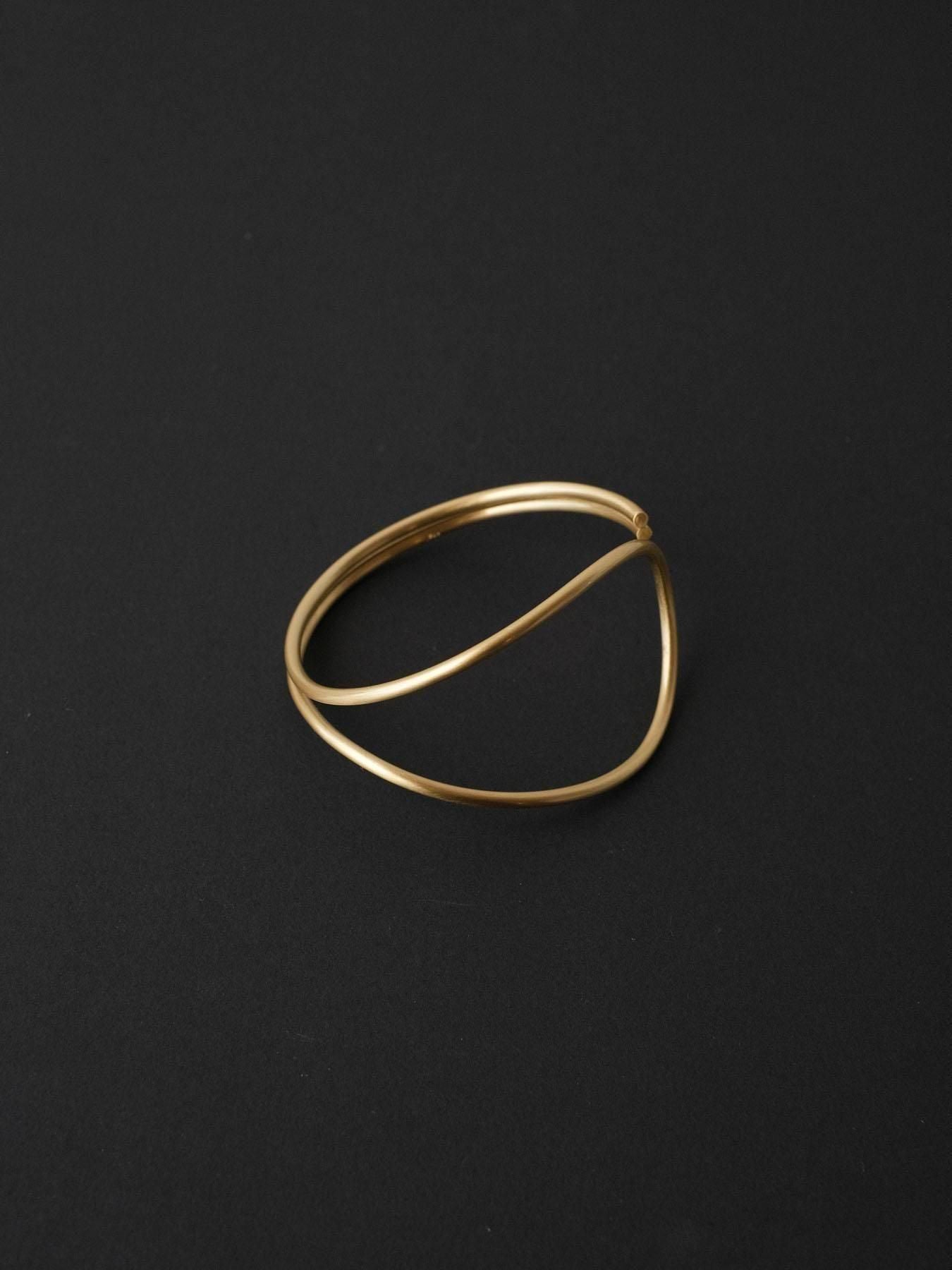 ＜RAGBAG STUDIO＞CONTOUR BANGLE バングル round wire bangle _body [brass] | _Fot – ataW
