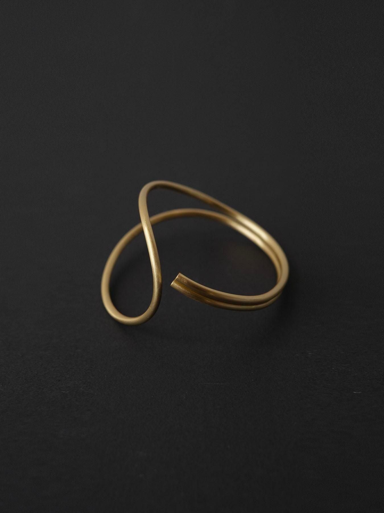 round wire bangle _body [brass]