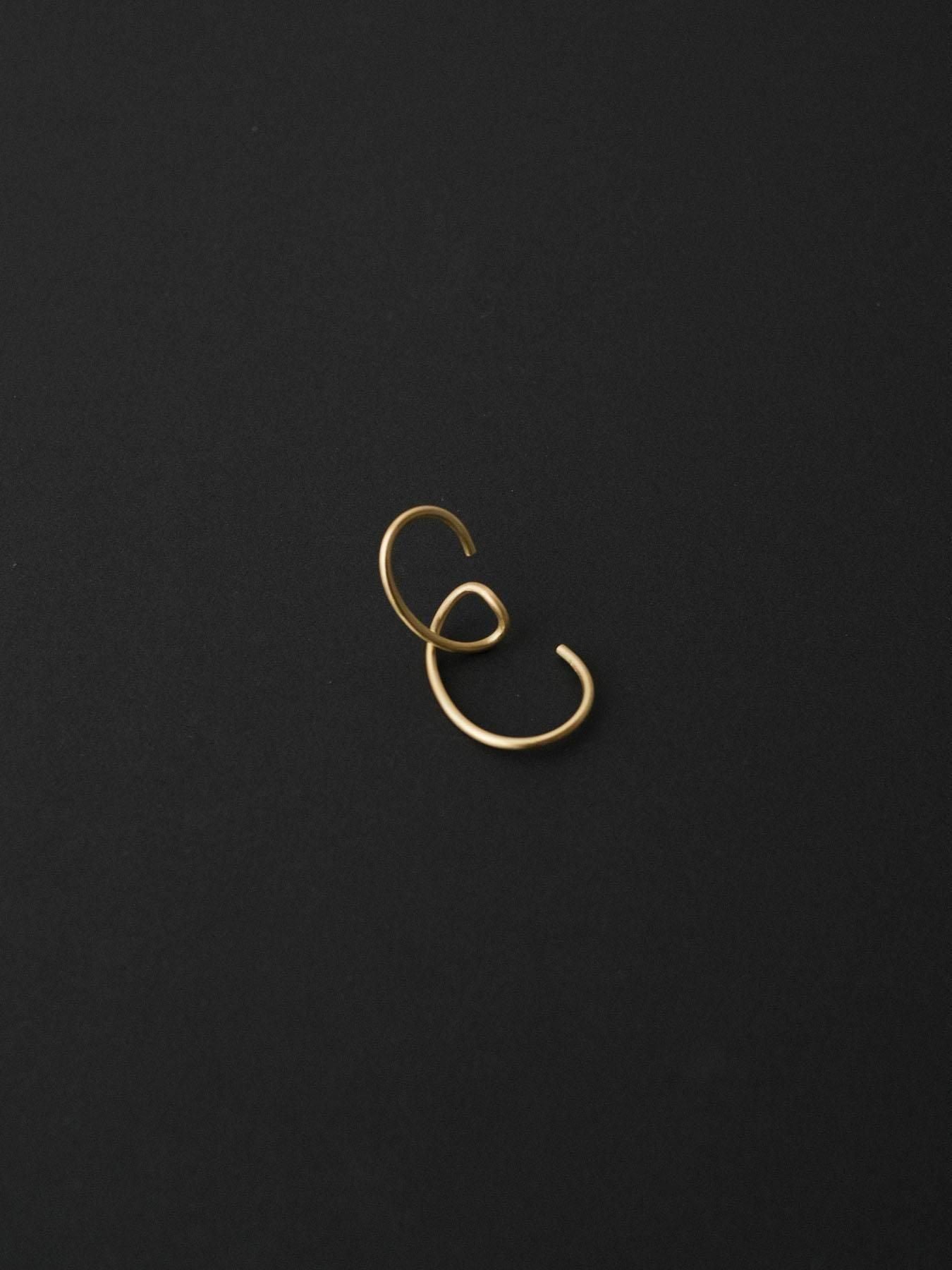 round wire earring _body(Ear cuff)[ brass ]