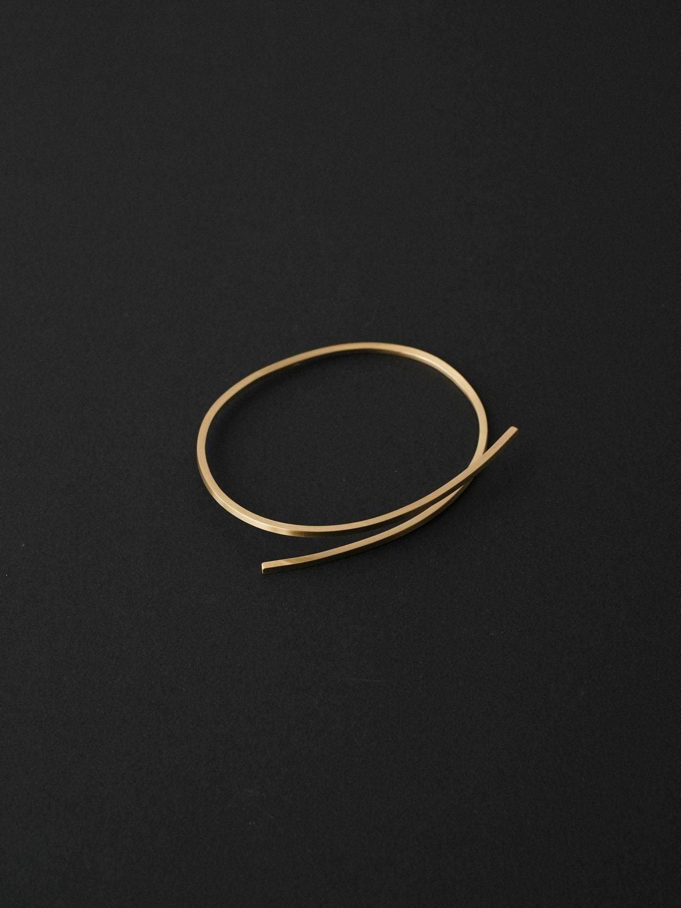 square bar_ bangle L [ brass ]