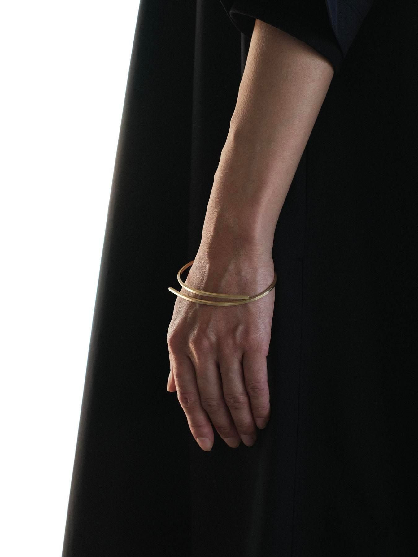 square bar_ bangle L [ brass ]