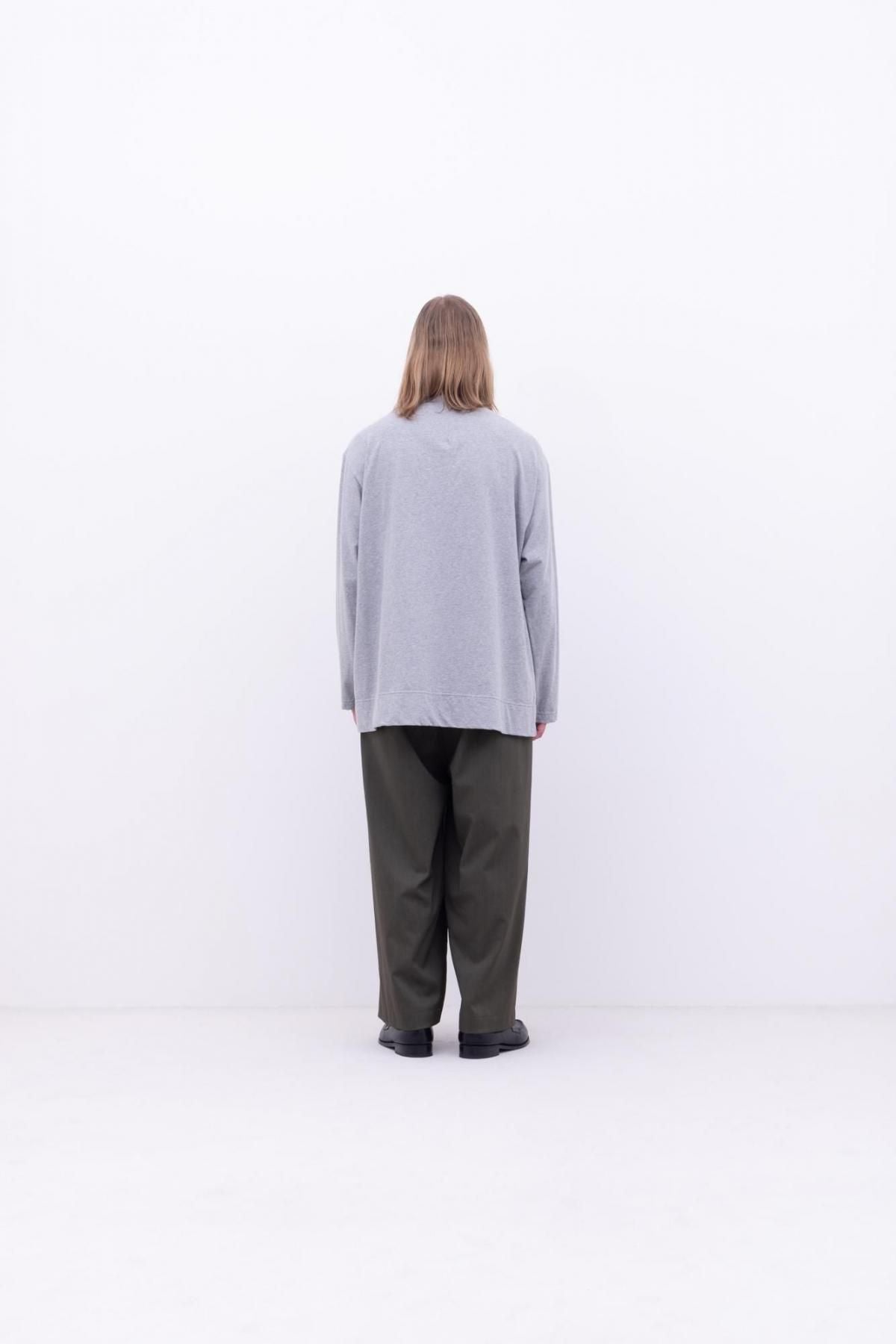 強撚コットンヘビー天竺　ボートネックT / Black［size M］