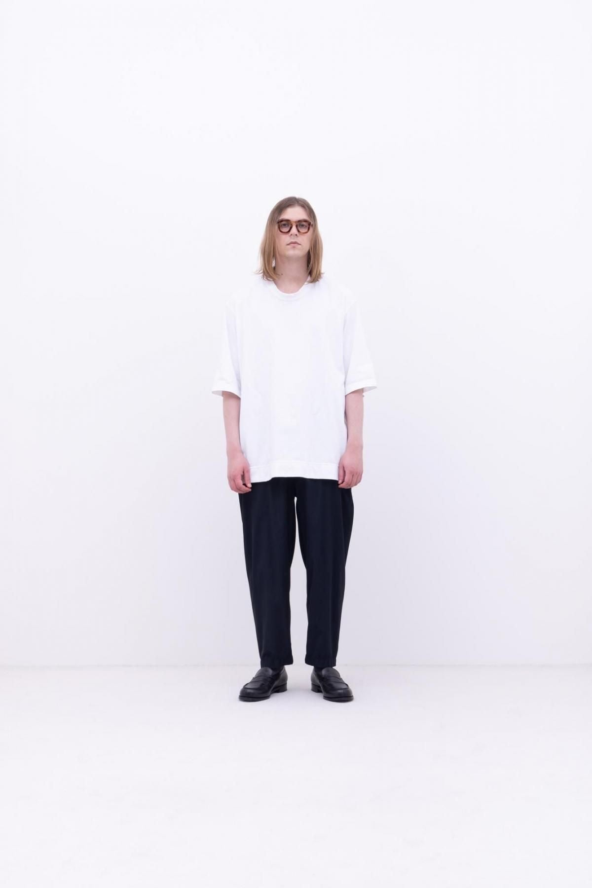 微強撚綿天竺　クルーネックT / Midnight［size M］