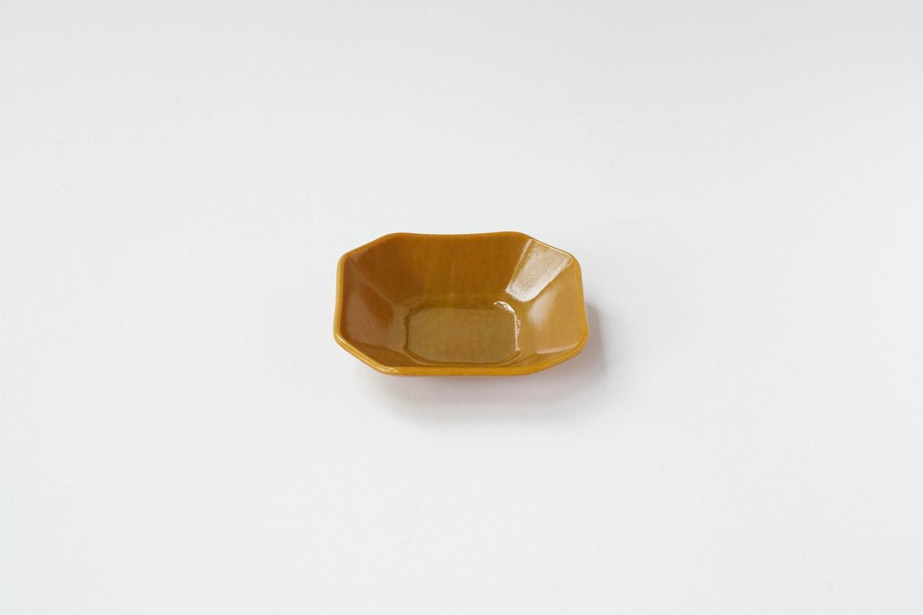 Octagonal Plate [caramel]